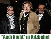 Mitr der Audi Night begann am Freitag das Hahnenkammrennen - Skifest der Emotionen und des Spitzensport.s Das berühmteste Skirennen der Welt in Kitzbühel (Photo by Sean Gallup/Getty Images for Audi) 